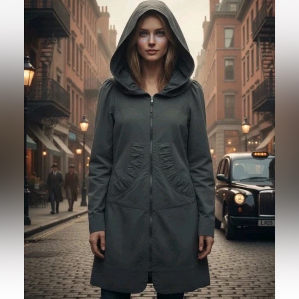 Prairie Underground Gray Hooded Coat